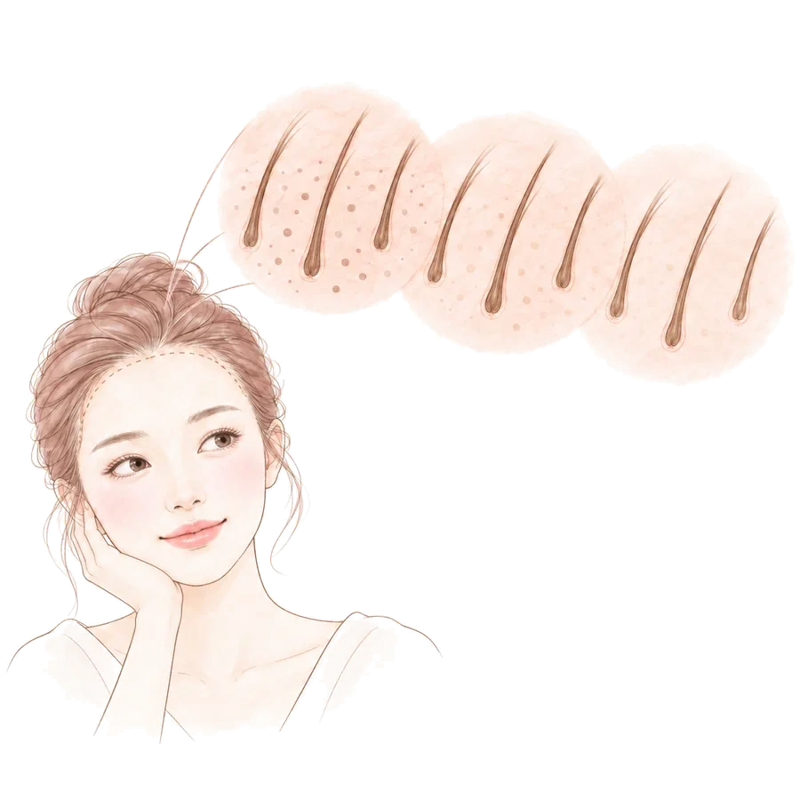 插畫:隨時間淡化